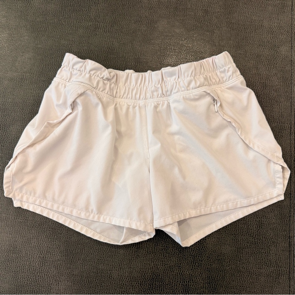 Ivivva White Athletic Shorts Elastic Waist